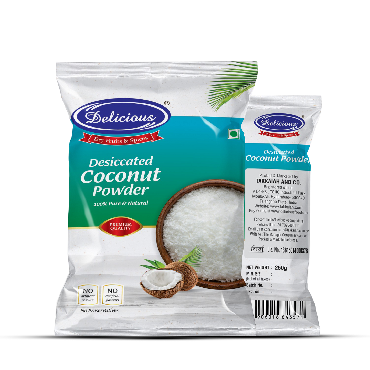 Delicious Desiccated Coconut Powder