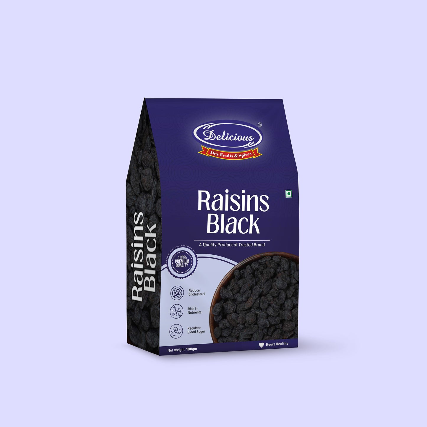 Delicious Dried Raisins Black | Kishmish