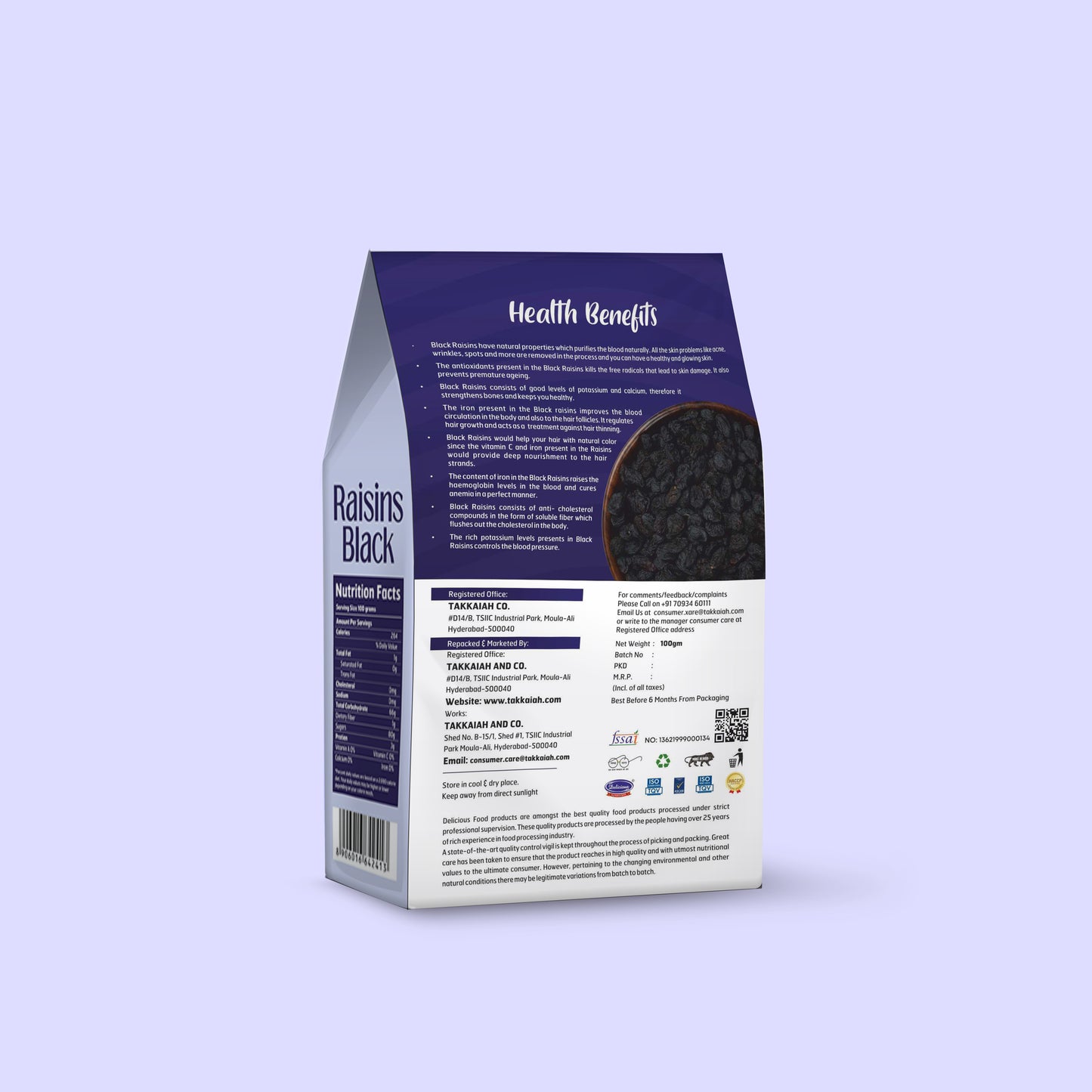 Delicious Dried Raisins Black | Kishmish