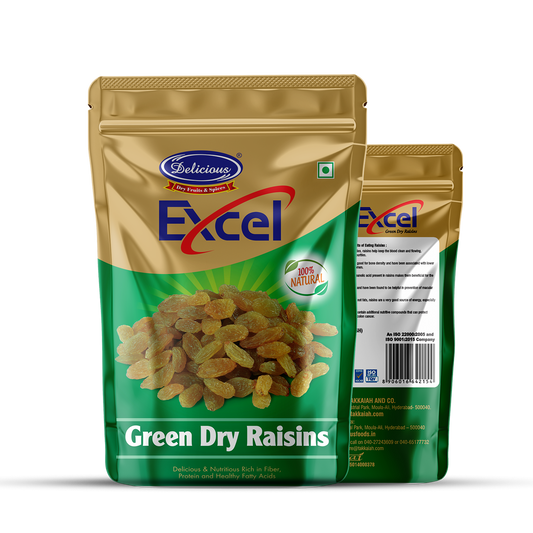 Delicious Excel Green Dry Raisins | Kishmish