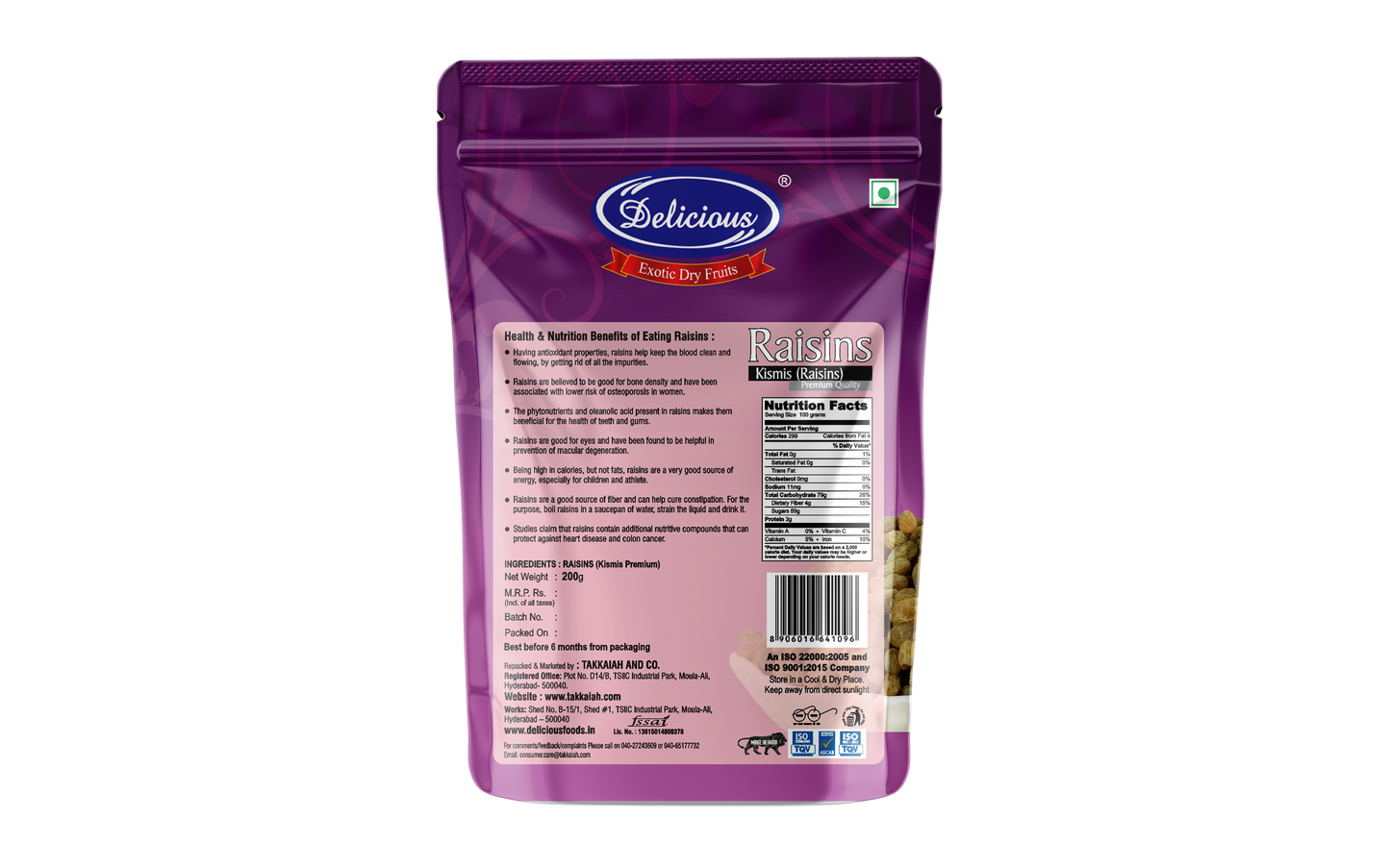 Delicious Exotic Raisins