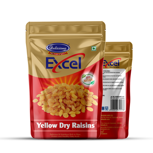 Delicious Excel Yellow Dry Raisins | Kishmish