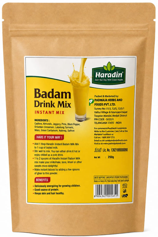 Almond Drink Mix | Badam Kesar Drink Mix