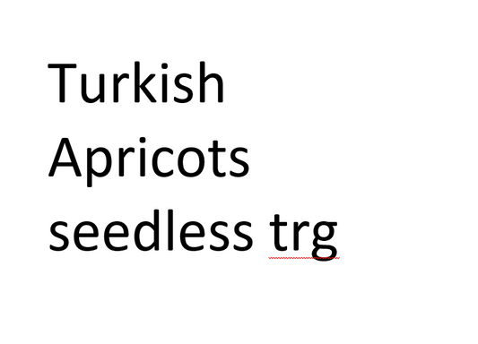 Delicious Turkish Apricots Seedless  Regular | Khubani