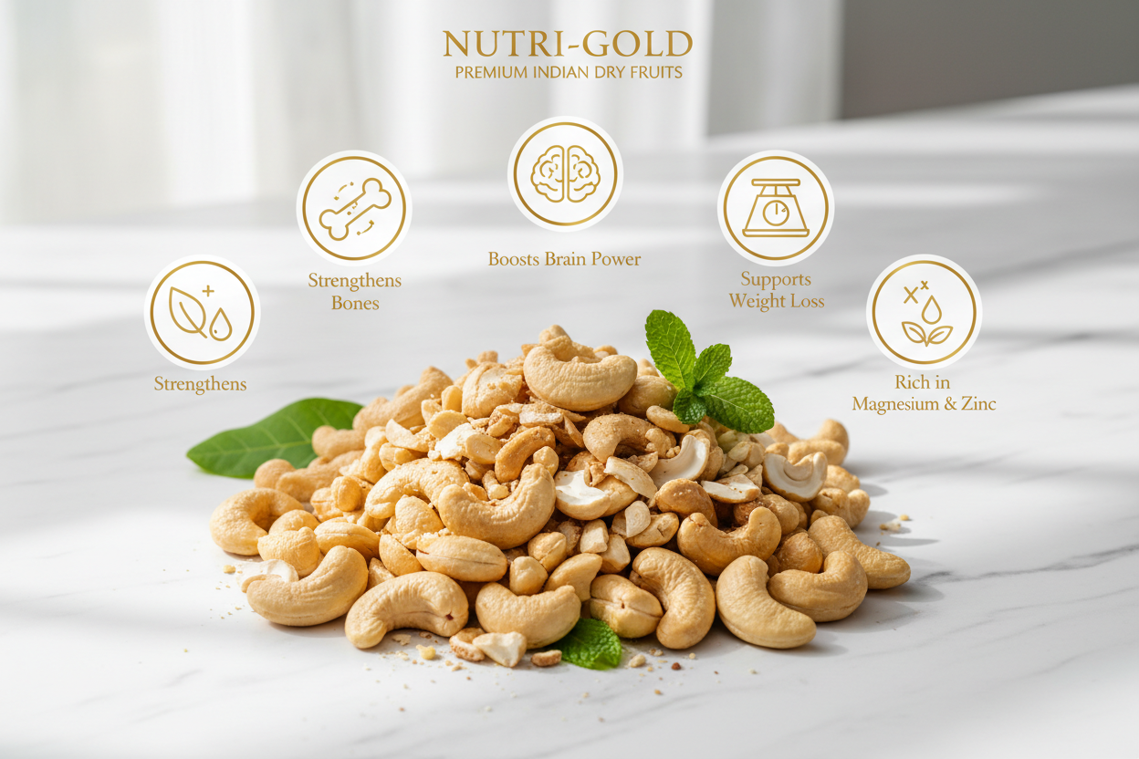 Rozana Cashew Broken | kaju 4Pcs