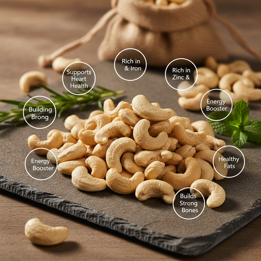 Rozana Cashew Whole Regular (240C) | Kaju