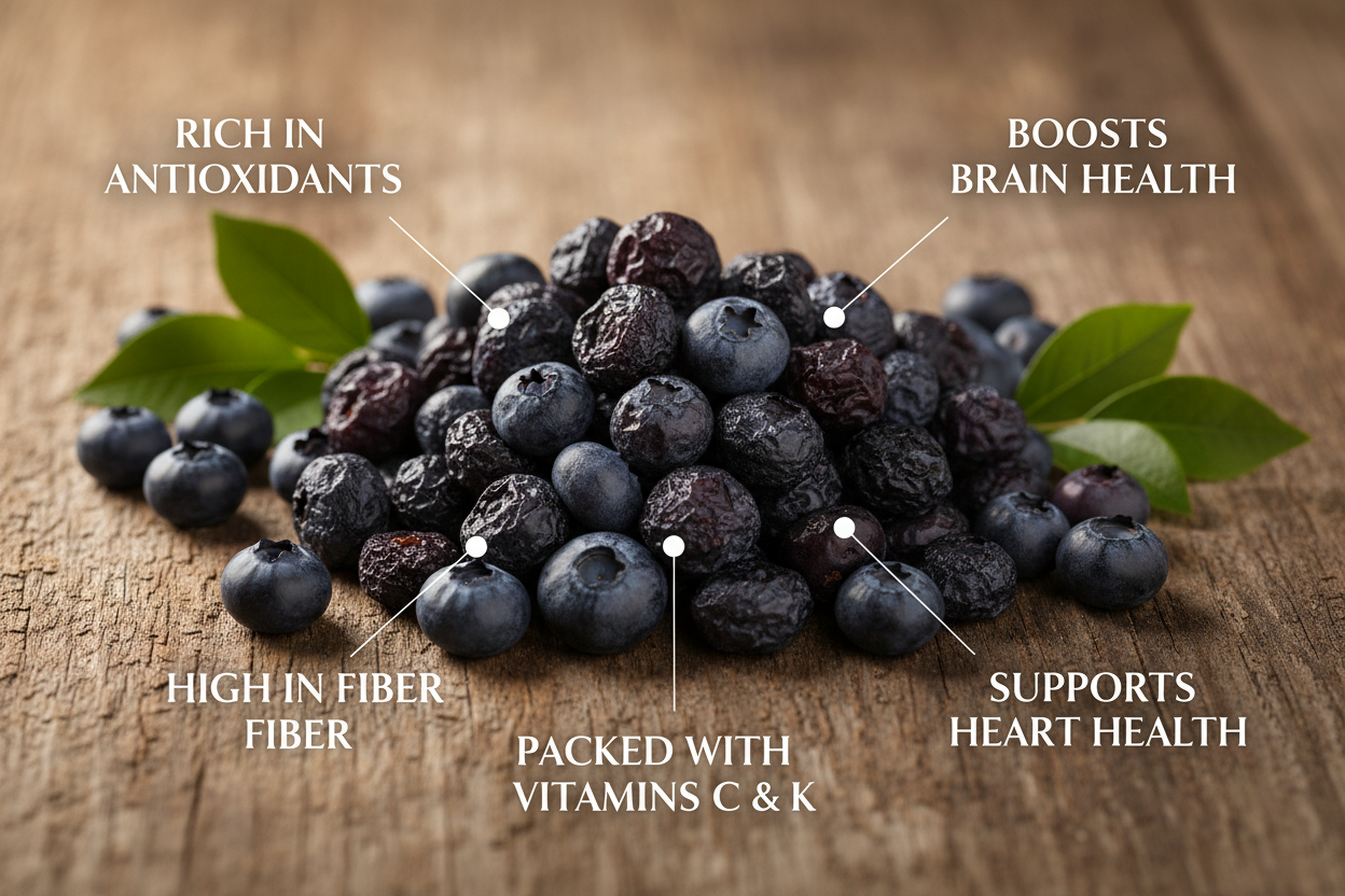 Dried Blue Berries