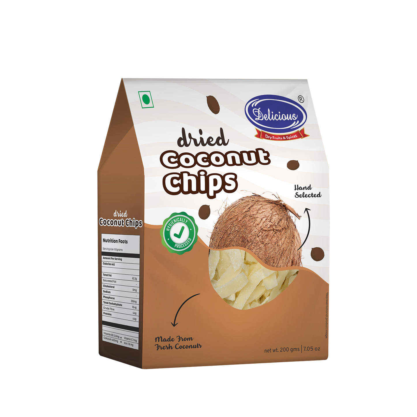 Delicious Dried Coconut Chips