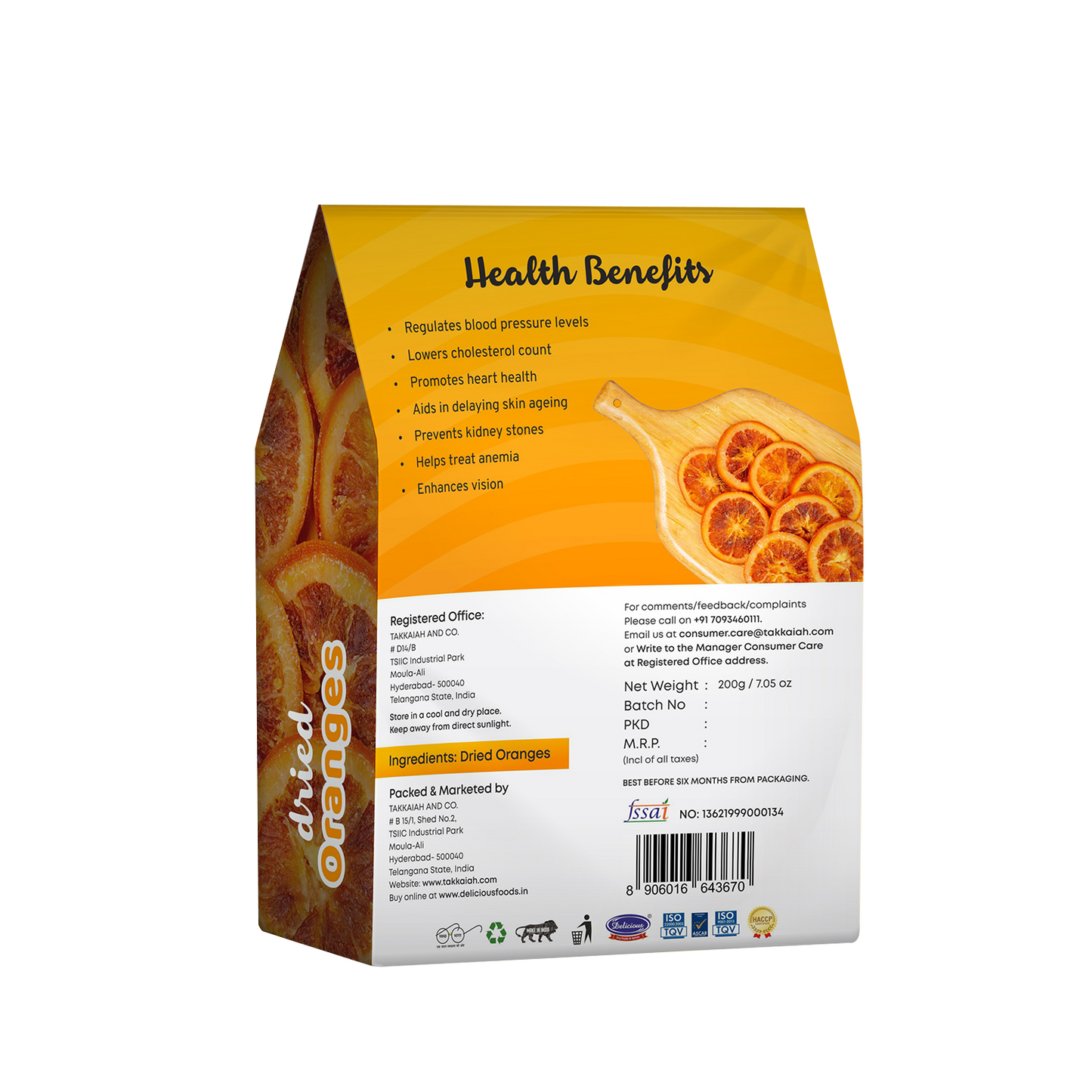 Delicious Dried Oranges