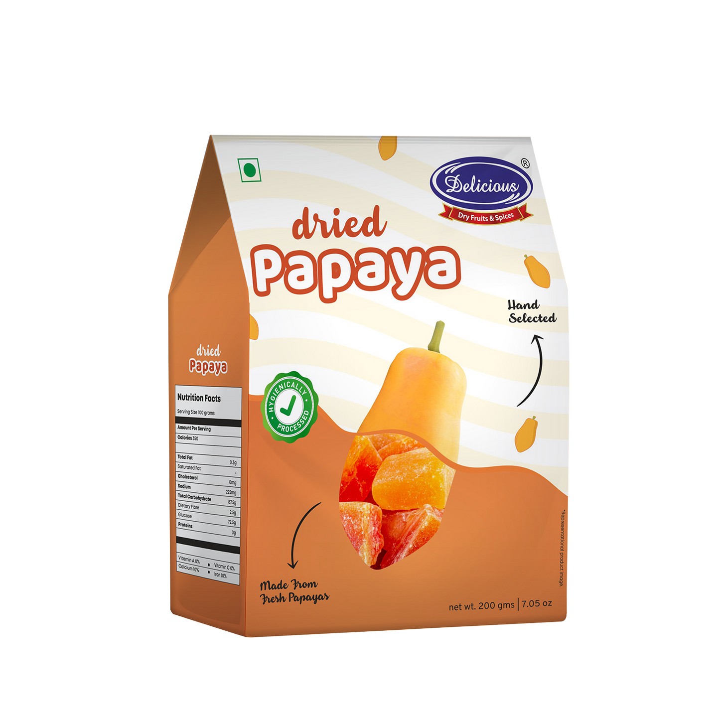 Delicious Dried Papaya