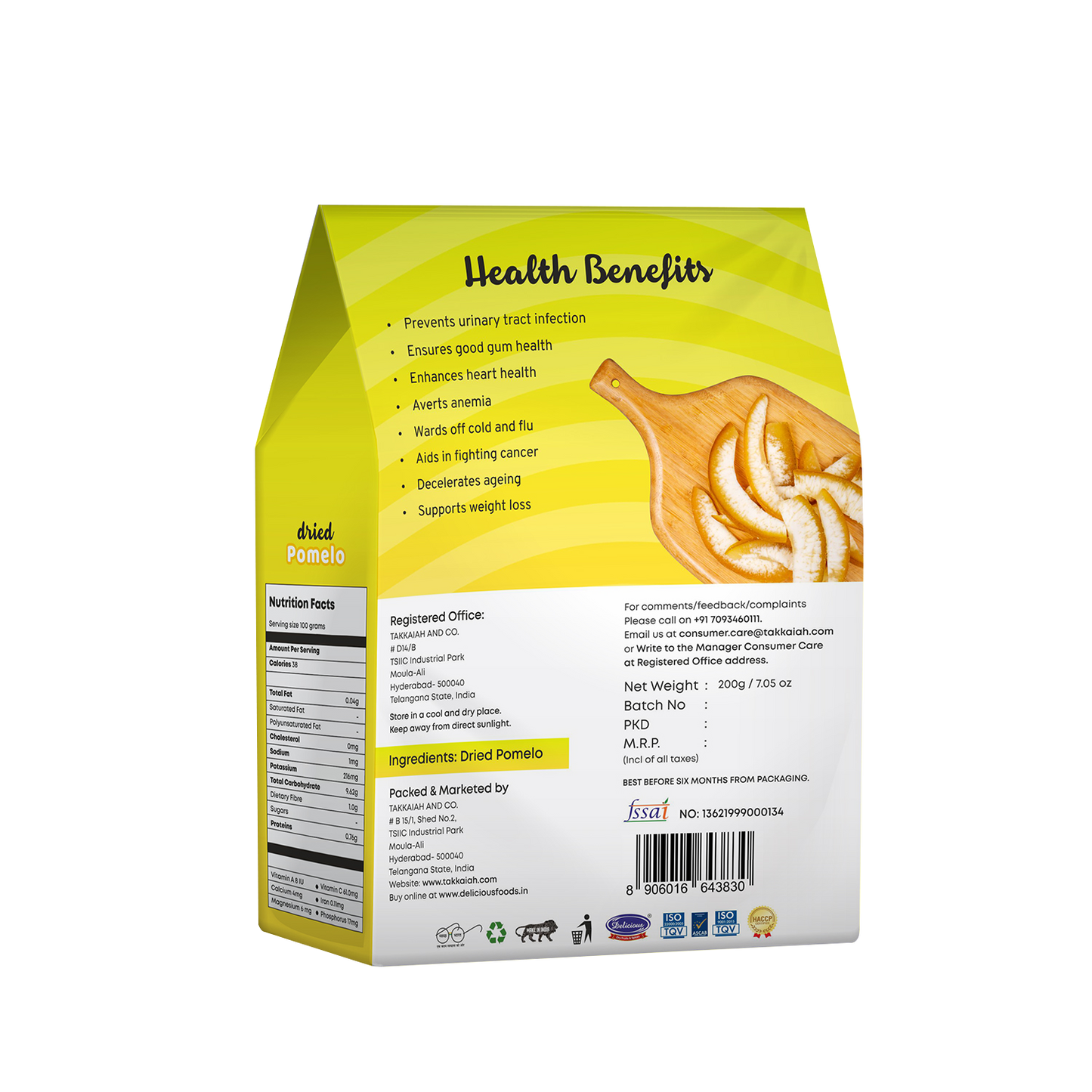 Delicious Dried Pamelo