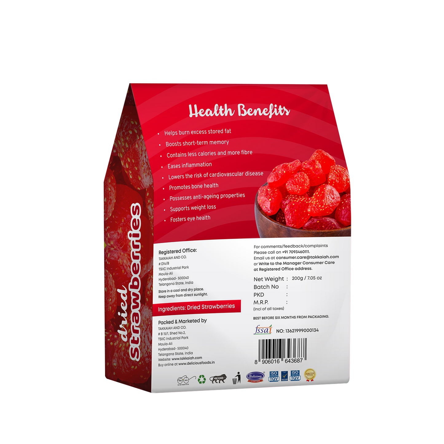 Dried Strawberries