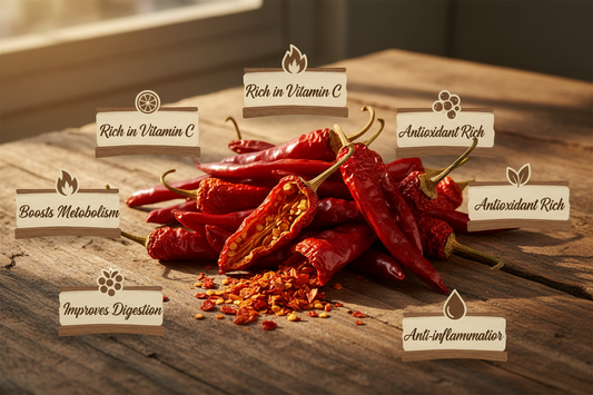 Red Chilli Stemless Whole | Mirchi
