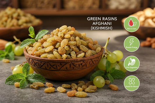 Rozana Green Raisins Afghani | Kishmish