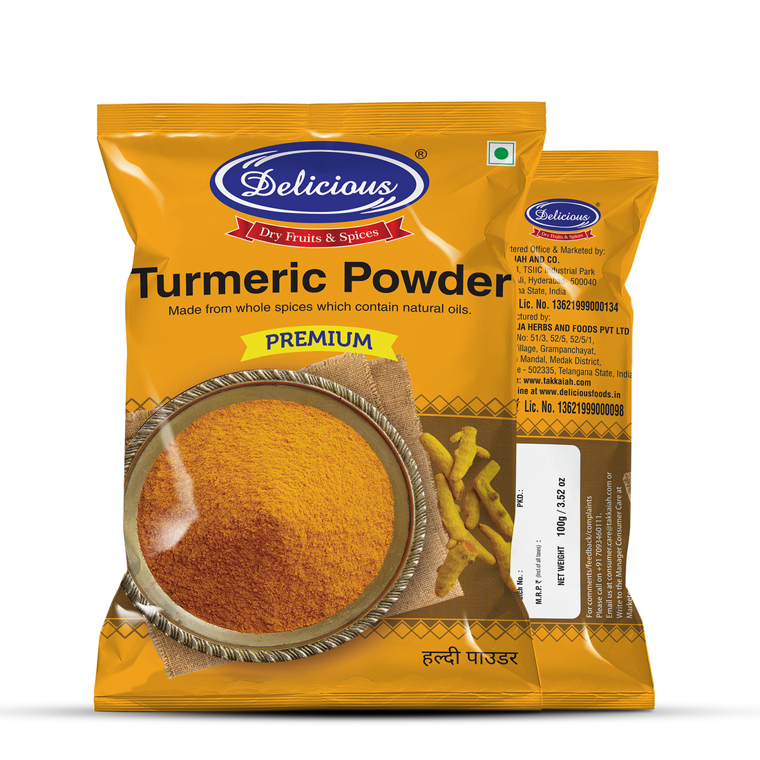 Delicious Turmeric Powder | Haldi – Delicious Dry fruits & Spices