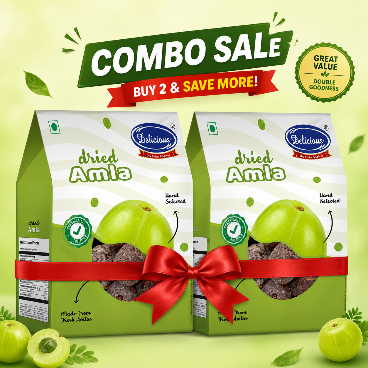 Dried Amla | Indian Gooseberry | Usirikaya