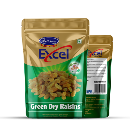 Excel Green Dry Raisins | Kishmish