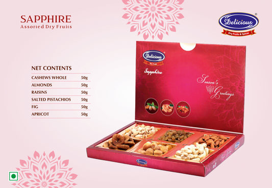 Delicious Dry Fruit Gift Box Sapphire