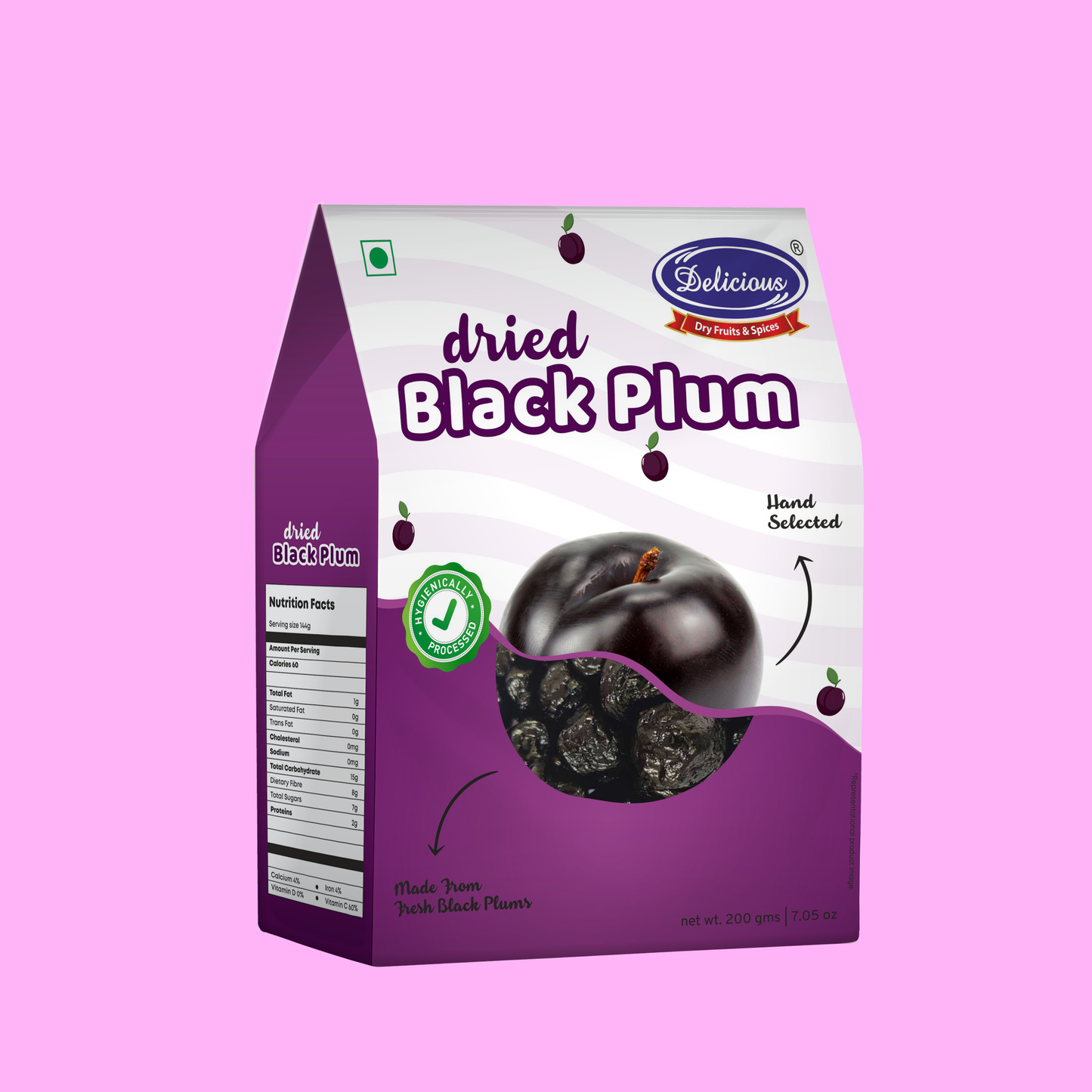 Delicious Dried Black Plum | Jamun | Neredu