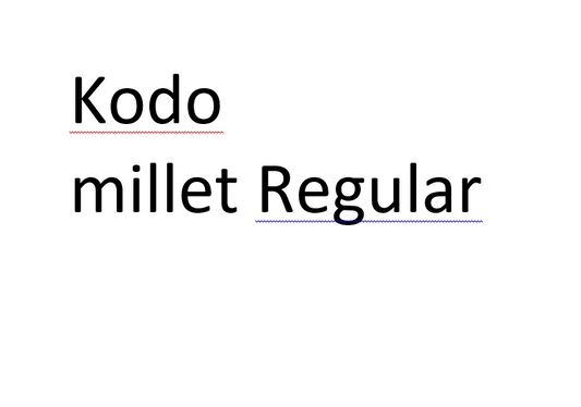 Delicious Kodo Millet Regular | Kodo Baajra | Arikaalu