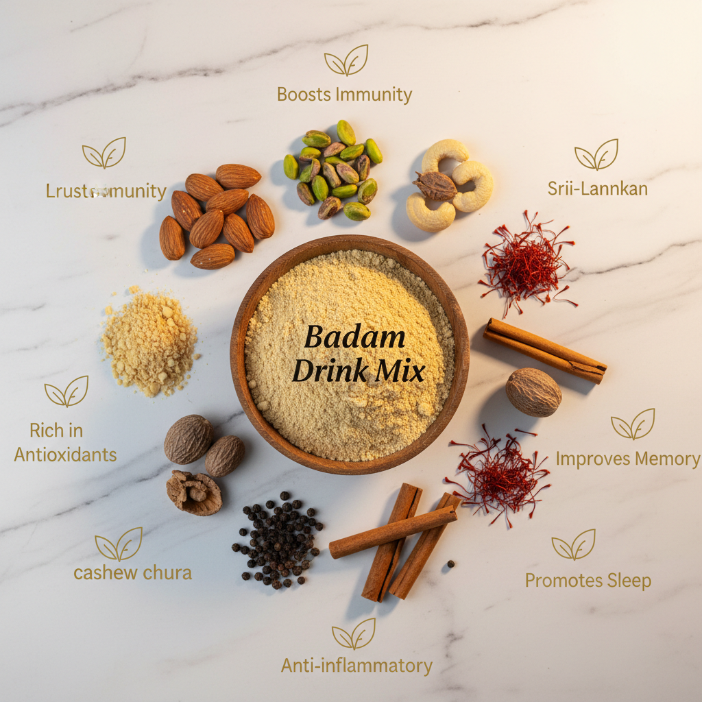 Almond Drink Mix | Badam Kesar Drink Mix