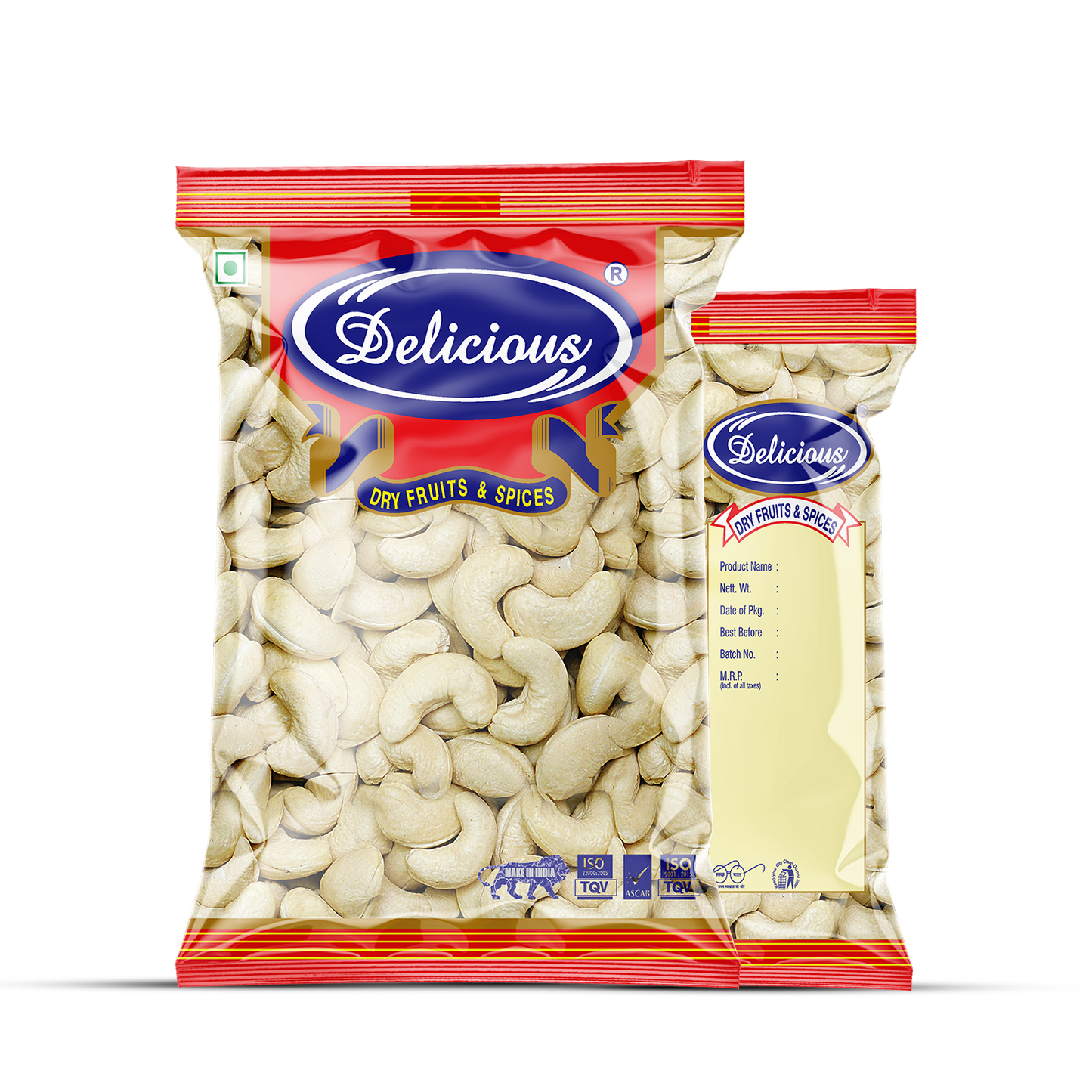 Delicious Cashew Whole Premium (180C) | Kaju