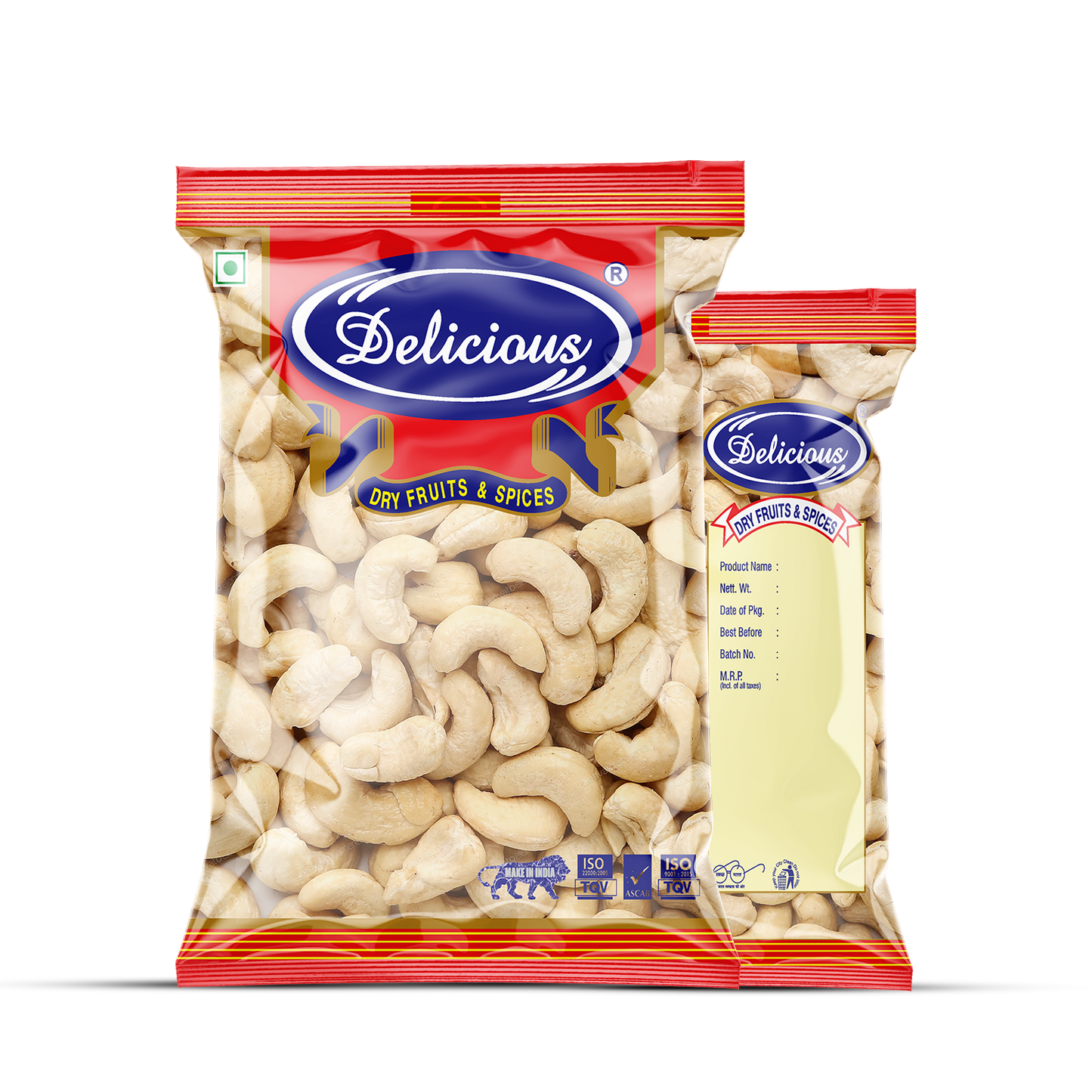 Delicious Cashew Whole Regular (240C) | Kaju