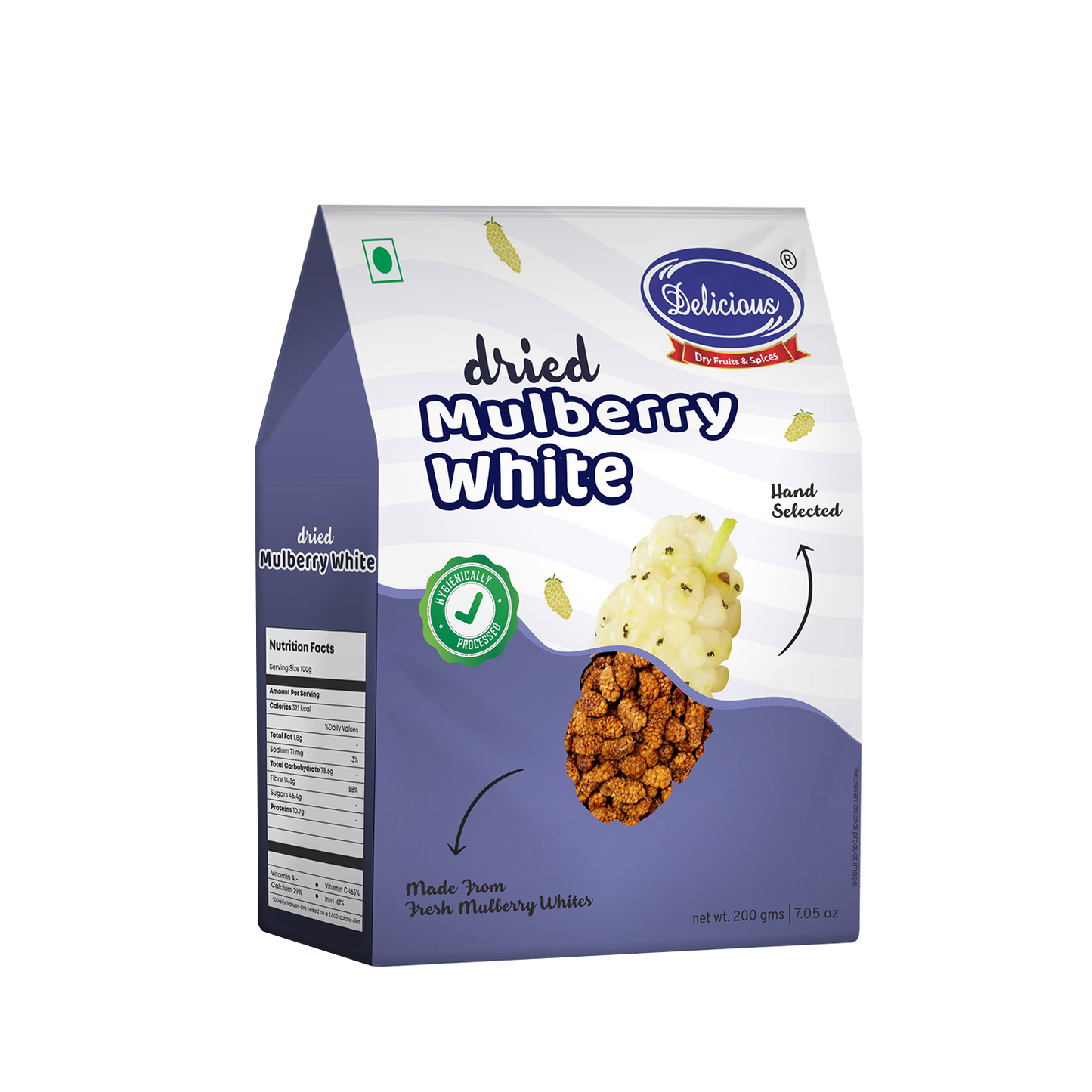 Delicious Dried Mulberry White
