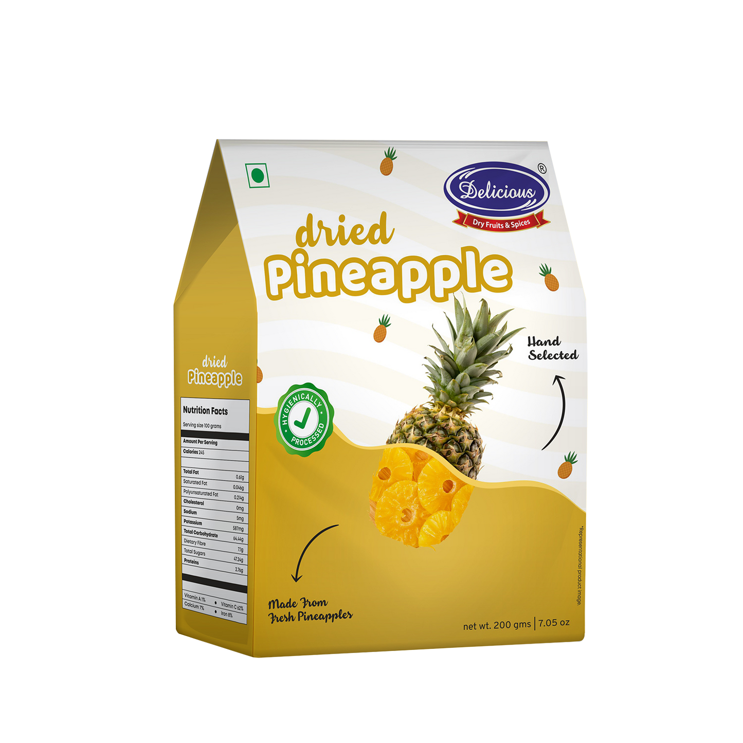 Delicious Dried Pineapple