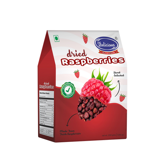 Delicious Dried Raspberries