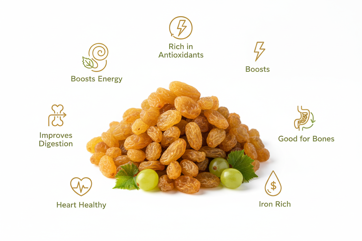 Yellow Raisins | Kishmish