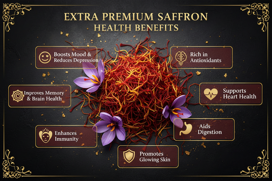Extra Premium Saffron | Kesar | Zafran | Kumkuma Puvvu | Red Gold
