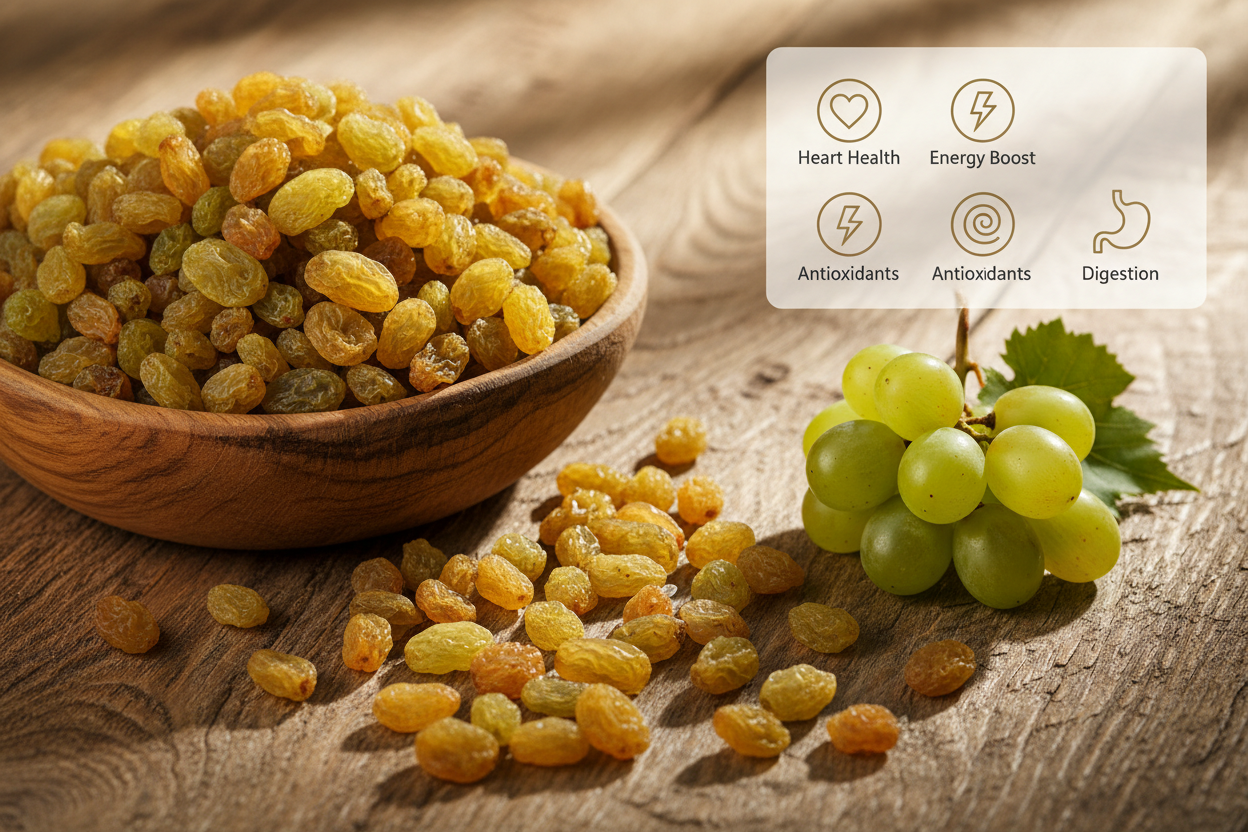 Rozana Green Raisins Round | Kishmish