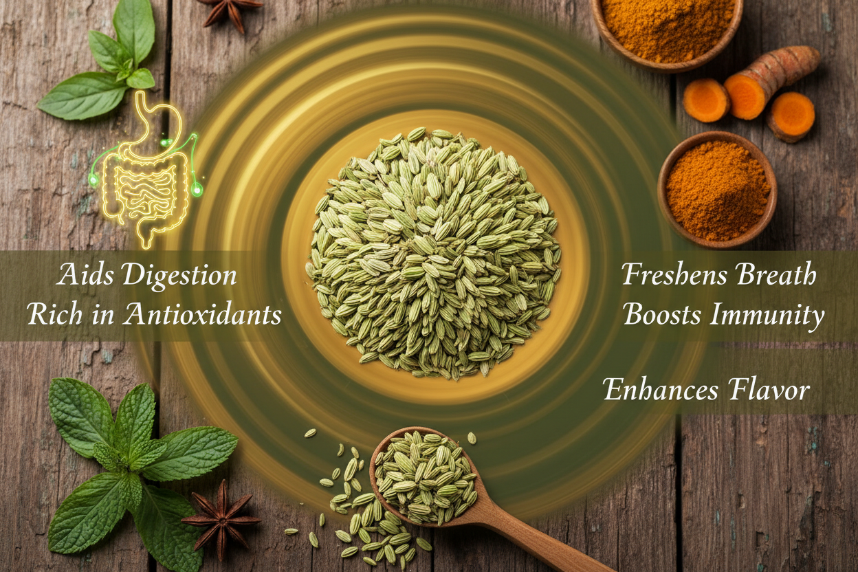 Fennel Seeds Cooking | Saunf