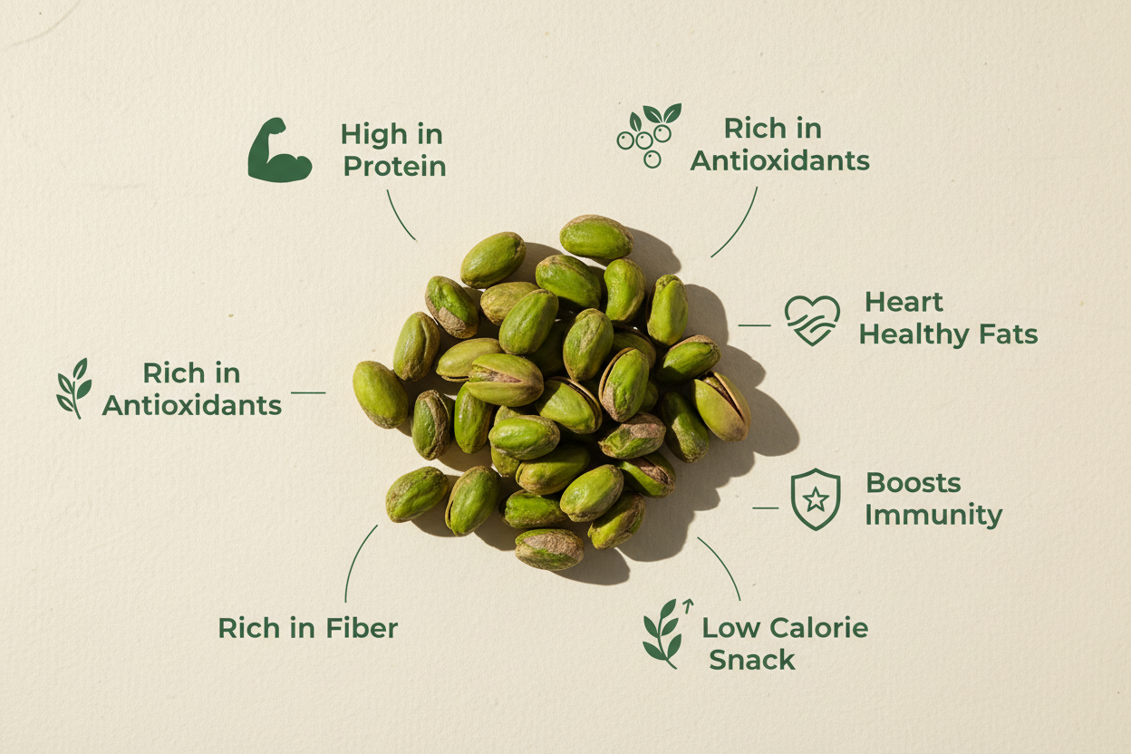 Green Pistachios |Plain Pista