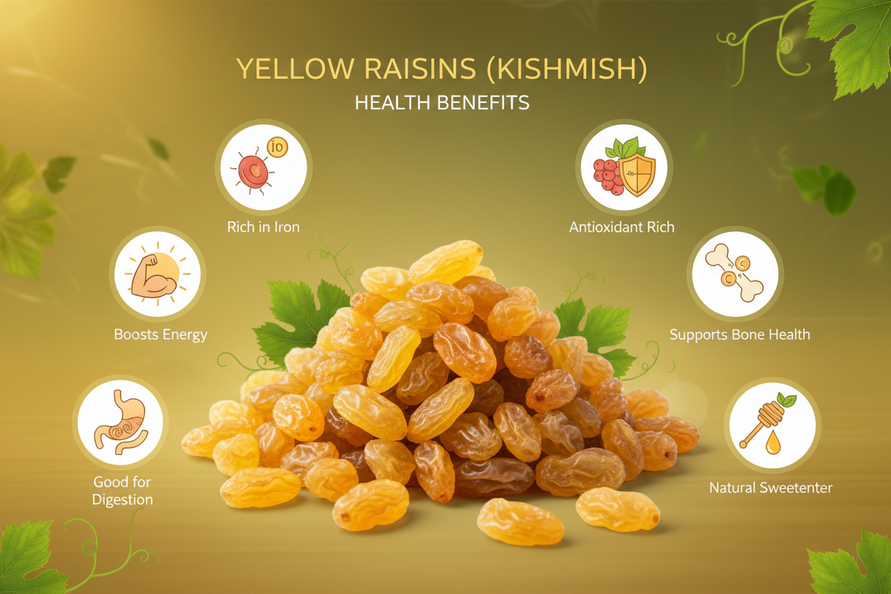 Rozana Yellow Raisins | Kishmish